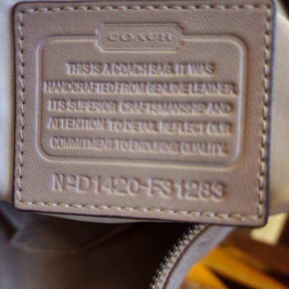 COACH GUC CHARLIE PYTHON LEATHER HOBO BAG - Picture 7 of 8